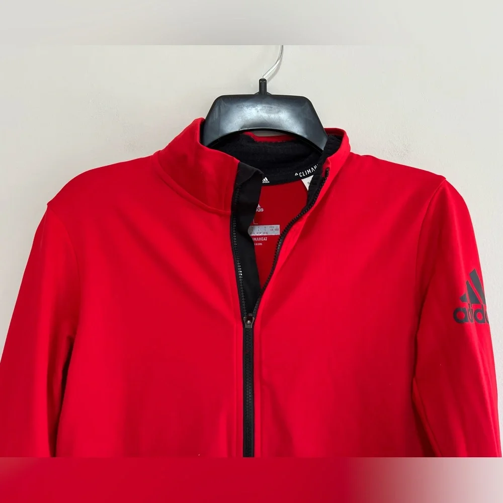 Adidas Women's Climaheat Winter Triathlon Cycling Jersey, Scarlet Red/Black, L - Picture 11 of 11